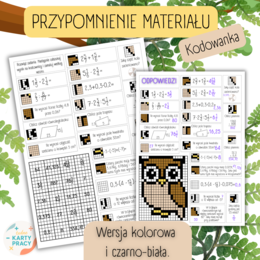 PRZYPOMNIENIE MATERIAŁU – kodowanka/bloksy - 20 ZADAŃ - klasa 5/ klasa 6/ klasa7 / klasa8