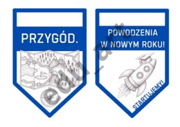 Girlanda na rozpoczęcie roku szkolnego – „Witaj szkoło!” (Dwie wersje: kolorowa i szkic)