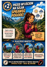 Gazetka "Bezpiecznie w górach".