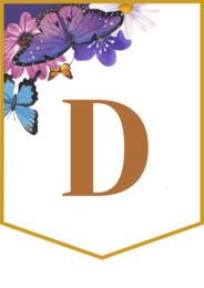 DZIEŃ MOTYLA – girlanda – napis – gazetka – wersja 3