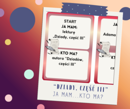 "Dziady, część III" - ja mam... kto ma?