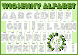 WIOSENNY ALFABET - ułóż słowa jakich potrzebujesz