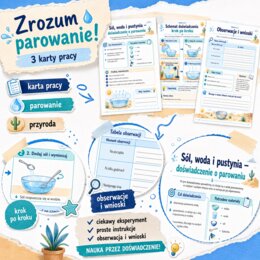 Sól, woda i pustynia - doświadczenie o parowaniu