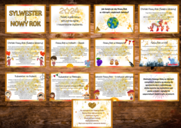 Sylwester i Nowy Rok - tradycje i zwyczaje w innych krajach - gazetka