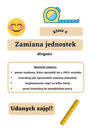 Zamiana jednostek długości - sprawdzony sposób. Klasa 4 i nie tylko :)