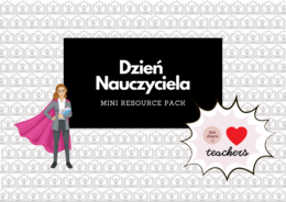 DZIEŃ NAUCZYCIELA po angielsku - mini resource pack