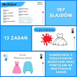 Prezentacja Shine On! 2 – Unit 3 My Clothes!