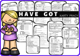 CZASOWNIK HAVE GOT - KARTY PRACY