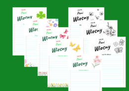 LIST DO PANI WIOSNY- wiosna – ćwiczenia redakcyjne