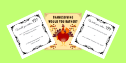 Thanksgiving Would you rather?