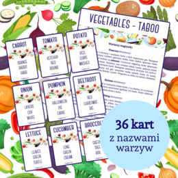 Vegetables - Taboo | 36 kart