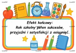 Przepis na udany rok szkolny