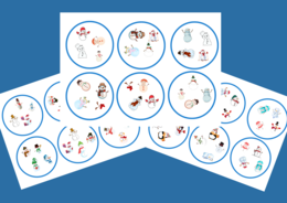 DZIEŃ BAŁWANA - Dzień Bałwanka - zima - dooble - 36 szt.