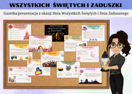 Gazetka/prezentacja - Dzień Wszystkich Świętych i Zaduszki