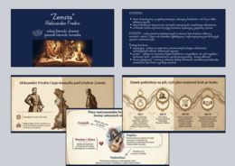 🎭DRAMAT na egzaminie - Zemsta - Balladyna - Dziady cz. II + teoria - prezentacja multimedialna(24 slajdy)