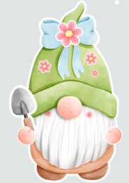 WIOSNA - gazetka, łatwa do wycięcia, grafika XL