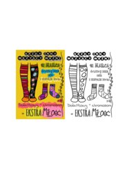 Dzień Osób z Zespołem Downa - plakat kolorowanka xl 9 części