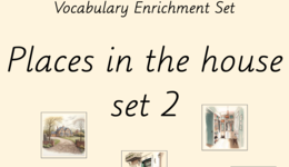 Zestaw kart obrazkowych: PLACES IN THE HOUSE SET 2