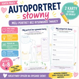 Mój portret bez rysowania twarzy