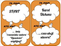 Gra "Ja mam... Kto ma...?" "Opowieść wigilijna"