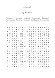 Karty pracy dla 9-11 latka. Pamięć i koncentracja uwagi.