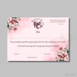 WKLEJKI DO KSIĄŻEK - ZAKOŃCZENIE ROKU 2025/2026