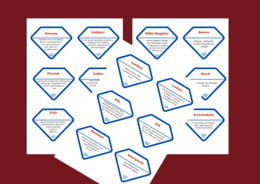 "HOBBIT, CZYLI TAM I Z POWROTEM" - bohaterowie - układanka