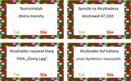 "Sposób na Alcybiadesa" TAK czy NIE