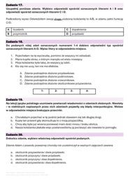 Karta pracy - części zdania, rodzaje zdań