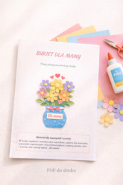 Bukiet dla mamy – praca plastyczna krok po kroku