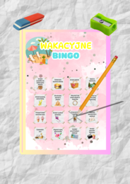 Wakacyjne BINGO
