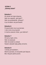 Gdyby nie było mamy - scenariusz apelu