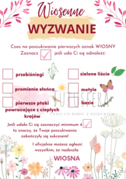 Wiosenne wyzwanie