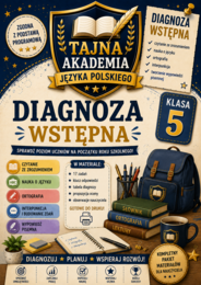 Diagnoza wstępna – język polski klasa 5 | test kompetencji + odpowiedzi + tabela diagnozy