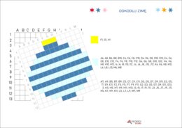 Kodowanka zimowa, świąteczna, bombka, Boże Narodzenie, zima, odkoduj zimę, kodowanie łatwe