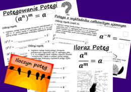 Odkrywanie praw działań na potęgach. Nauczanie przez odkrywanie - Potęgi klasa 7-8