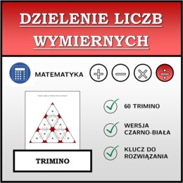 Trimino - Dzielenie liczb wymiernych | matematyka