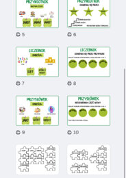Plansze części mowy