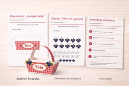 Wycinanka. Koszyk Róży