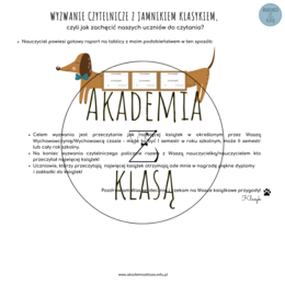 WYZWANIE CZYTELNICZE Z JAMNIKIEM KLASYKIEM na rok szkolny 2025/2026