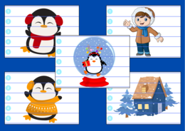 ZIMA – puzzle – biblioteka – świetlica – przedszkole – 10 wersji