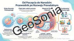 Rozwój człowieka - od poczęcia do narodzin biologia klasa 7 sketchnotka