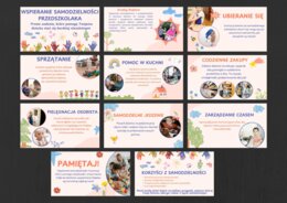 "Wspieranie samodzielności u przedszkolaka - Proste zadania, które pomogą dziecku stać się bardziej niezależnym." - gazetka / pedagogizacja rodziców