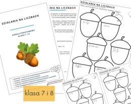 Działania na liczbach (klasa 7 i 8)