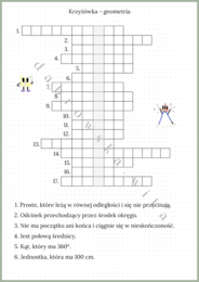 Krzyżówka - geometria