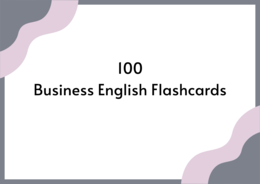 100 Business English Flashcards – Fiszki
