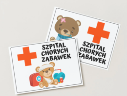 SZPITAL CHORYCH ZABAWEK - 3 etykiety