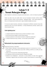 Poza tablicą. relacyjne bingo -