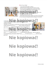 Karta pracy: Must czy Have to? B1