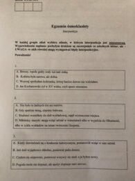 Język polski. Egzamin ósmoklasisty - interpunkcja